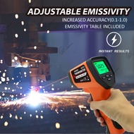 Dual Laser Infrared Thermometer, Dual Laser Targeting(-50°C to 600°C/-58°F to 1112°F), IR Heat Tempe