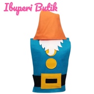 Gnome Flannel Dwarf Costume Snow White 7 Dwarf