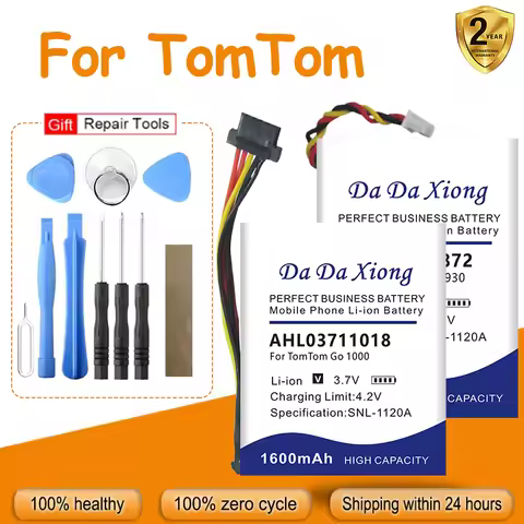 Battery For TomTom GO One V2 V3 V5 XL 1000 2050 VF6P 1EX00 5100 Start 2 25 KL1 GPS Live G930 G930T R