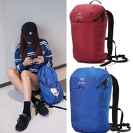 ARCTERYX  New Men and Women Outdoor Large Capacity Plaid 15L Backpack Lightweight Waterproof Multifu