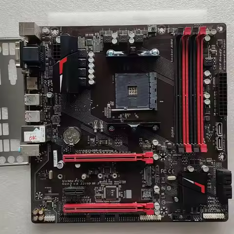 Used GA-AB350M-Gaming 3 Micro ATX Motherboard AM4 Socket M.2 HDMI Port Support AMD Ryzen DDR4 RAM Ga