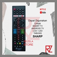 Remote SMART TV SHARP Android Remot LCD LED Tabung Newsat