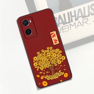 CASE for Oppo A57 4G 2022 / A77 5G / A77S printed with CNY lucky fortune - V CASE
