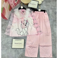 [A054] Women's Pajama Sets with 3D Printed Design In Many Colors 40-60kg