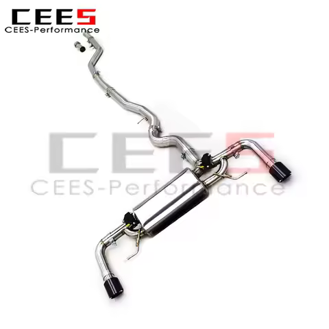 CEES Valvetronic Catback Exhaust for BMW 325i/330i G20/G28 B48/2.0T/B58/3.0T 2020-2024 Stainless Ste