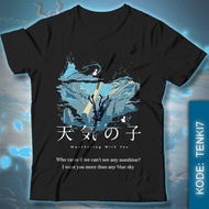 Tenki no Ko Weathering WIth You Anime T-Shirt - Hodaka & Hina Amano