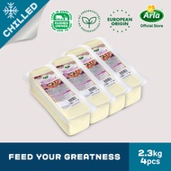 Arla Mozzarella Cheese Block 2.3kg 4-Pack