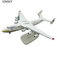 IONSKY Antonov an-225, Replica Metal Alloy AN225 Model Plane, Decoration Mriya Diecast 20CM Airplane