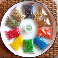 [FREE GLUE] Grain Collage/ Grain Package 10 Kinds (5 Seeds 5 Colored Rice)