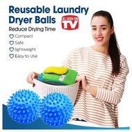 Dryer Balls (Pack of 2) Laundry Balls for Washing Machine /Bebola Dobi Penyahtinjaan Anti Ikatan洗衣球去污