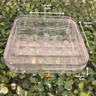 [1 PCS] SQUARE CONTAINER/BEKAS SEGI EMPAT (CODE: FF2702/PL300B)