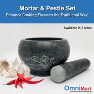 Mortar and Pestle Set - Home Use Grinding Crushing and Pounding Tool