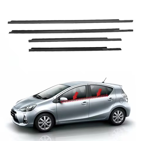 Outer Window Sweep Felt Strips for Toyota Aqua (NHP10) 2012-2021 Part No. 6816052210 6821052210 6818