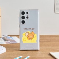 湯姆貓與傑利鼠GOKKO-美味起司防摔透明SAMSUNG手機殼