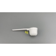 MEASURING SCOOP WHITE 8 GM MAXIMUN ORDER 500PCS BUATAN MALAYSIA Sudu Plastic
