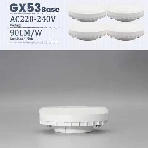 1-10pcs GX53 LED Spotlight 5W-15W AC220-240V Warm Light Natural White Cool Lighting 3000K 4000K 6000