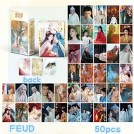 50-55pcs Chinese Drama FEUD Lin Jiang Xian Northward Hologram Lomo cards Actor Bai Lu Ao Ruipeng Jos