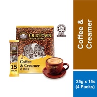 [Bundle of 4] OLDTOWN Coffee & Creamer Instant Premix 2in1 White Coffee 25g x 15s