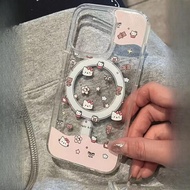 Sarung Magnet Telus Kucing KT untuk iPhone 17 / AIR / 17 Pro / 15 Pro Max / 11 / 11 Pro Max / 16 Pro