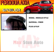 PERODUA AXIA REAR TURNK SPOILER (OE LOOKIPMDLSECROSSMGD68) SPOILER FOR AXIA SKIRT LIP CAR BODYKIT