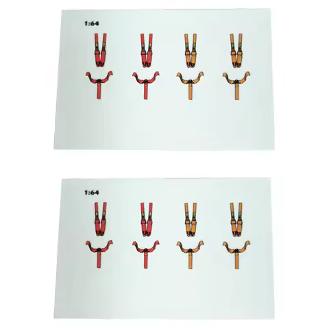 2PC 1/64 Scale Racing Seat Seatbelt Water Transfer Decal Interior Waterslide Sticker Upgrade Accesso