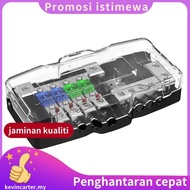 Car Audio Fuse Holder 4 Way MIDI Fuse Block for Auto UTV Boat Stereo Amp 12V 0/4 Gauge with Ground.k