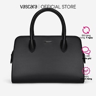 Vascara Túi Xách Tay Quai Đôi Vân Da Phối Tương Phản - TOT 0193