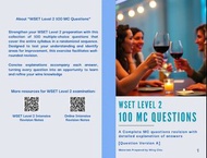 WSET Level 2 - 100 題MC練習【版本 A】：自信備考，掌握關鍵知識