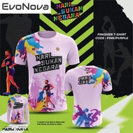 Evonoova Jersey Kbs Hari Sukan Country Pink Running T-Shirt Outdoor Ultron Hiking