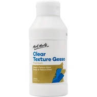 Mont Marte Premium Clear Texture Gesso Acrylic Medium 8.45oz (250ml)