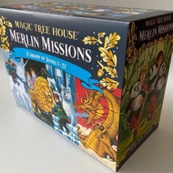 [High quality Box damaged]Magic tree house 2 Merlin Mission box set 27 books A library of books 1-27 English chapter book!