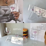 Pp Wine glass Heart Cupid Long 71018 71019