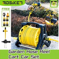 Garden hose reel car set Heavy duty 10/15/20/25/30m garden hose Car wash Hose nozzle sprinkler Field irrigation