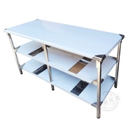 [特價]【Abis】客製商品-升級版75x150CM三層圓角430不鏽鋼桌2.5尺X5尺