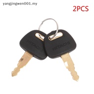 YANGWEN 2 PCS H800 Excavator Ignition Key For Hitachi ZAX ZAXIS Grab BU0028 Zax ex60 / 70 / 120 / 20