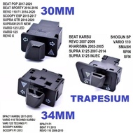 Hazard Switch Sen Switch 30mm 34mm Trapezoid Universal Sen Switch