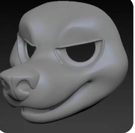 NEW Furry 3D Printing Kemono Fursuit Headbase Canidae Fursuit Accessories Costumes Accessories Free 