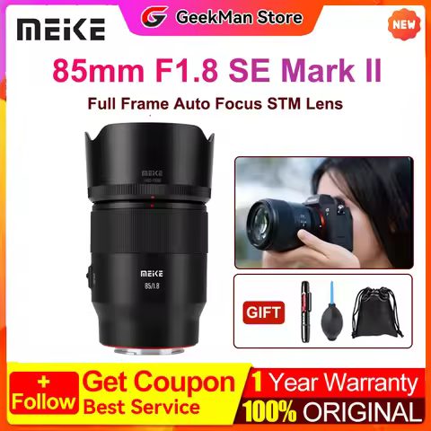 Meike 85mm F1.8 SE Mark II Full Frame Auto Focus STM telephoto Portrait Lens ·for Sony E for Nikon Z