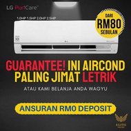 Ansuran LG Aircond 1.0 Hp 1.5 Hp 2.0 Hp 2.5 Hp