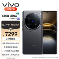 vivo X100 Ultra 16GB+512GB 深空灰【先享购】蔡司2亿APO超级长焦 一英寸云台级主摄 拍照 手机