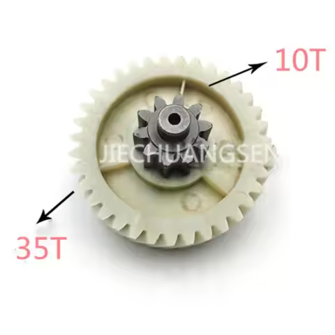 Deli 9919 shredder gear original reduction iron gear 10 teeth 45 teeth nylon 10 teeth 35 teeth origi