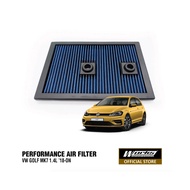 VW Golf MK7/Jetta 1.4 '18-On and Audi A1/A3/Q2/Q3 1.2-1.4 '13-On Works Performance Drop-In Air Filte