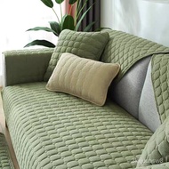 Skin-friendly plush sofa cushion thickened sofa cover sofa mat Universal 1/2/3/4/seater &amp; L shape Nordic simple corduroy