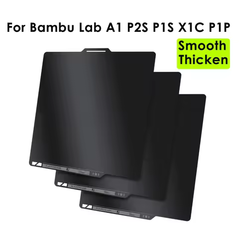 For Bambu Lab P2S Build Plate P1S X1C A1 P1P Double Side Thicken Smooth PEI Printplate Upgrade Stron
