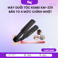 Máy duỗi tóc KEMEI KM-329 bản to 4 MỨC CHỈNH NHIỆT Máy duỗi tóc Đa năng Kemei KM-329 Máy là duỗi thẳ