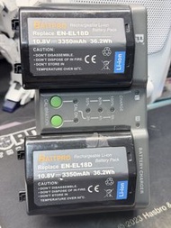 Battpro EN-EL18D 替代電池 雙槽充電器