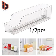 blesiya Refrigerator Drink Organizer Clear Drink Storage for Cabinets Kitchen Pantry