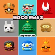 【imamura】For HOCO EW63 Case Casing Soft Silicone Cute Cartoons Charizard Earphone Case Cover