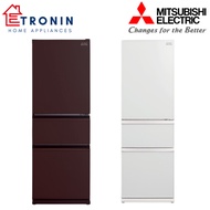 Climate Voucher Eligible* Mitsubishi MR-CGX41EX 327L 3 Door Bottom Freezer Refrigerator MR-CGX41EX G