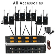 UR-8000-L 650-690MHz professional wireless microphone UHF 8 channel 8 wireless lapel mic 8 wireless 